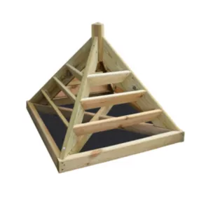 Carré potager pyramide Maya en bois 80L traitement autoclave CL3