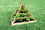 Carré potager pyramide Maya en bois 80L traitement autoclave CL3