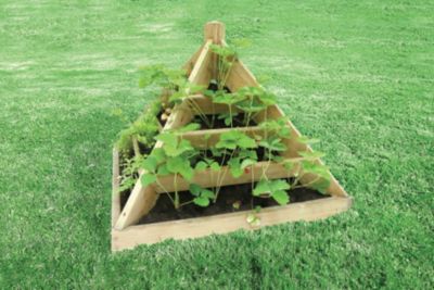 Carré potager pyramide Maya en bois 80L traitement autoclave CL3