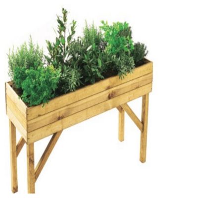 Carré Potager sur Pieds en Bois 120 cm