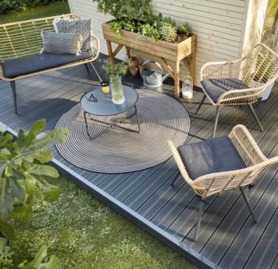 Carré Potager sur Pieds en Bois 120 cm