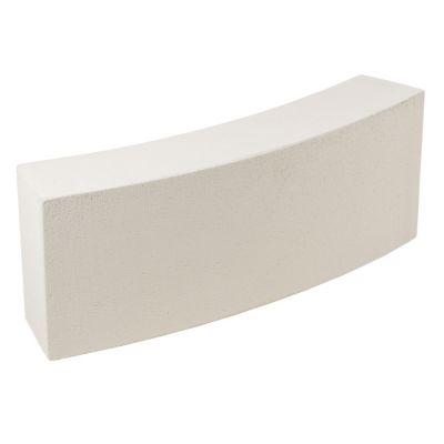 Carreau béton cellulaire lisse courbé 30° ép.100mm vendu au carreau — free download
