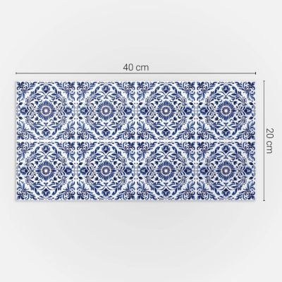 Carreau Vinyl Adhésif Wallfluent 40x20 cm Grain De Bois Dans La Collection 10 pièces