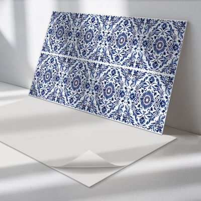 Carreau Vinyl Adhésif Wallfluent 40x20 cm Grain De Bois Dans La Collection 10 pièces