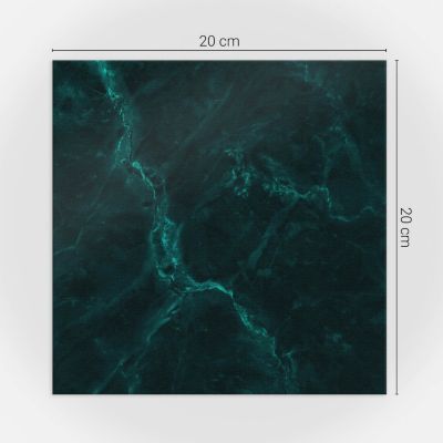 Carreaux PVC Mural Sol Wallfluent 20x20 cm Motif Marbré Veiné 20 pièces