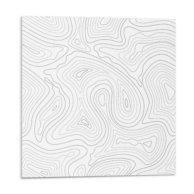 Carreaux PVC Wallfluent 20x20 cm Lignes Ondulées Abstraites 20 pièces