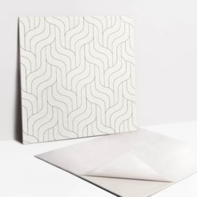 Carreaux vinyle Tulup 30x30 cm Lignes régulières 9 pcs
