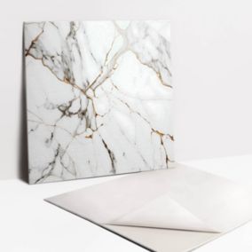 Carreaux vinyle Tulup 30x30 cm Marbre et or tendance 9 pcs