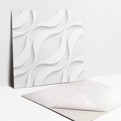 Carreaux vinyle Tulup 30x30 cm Ondes régulières 9 pcs