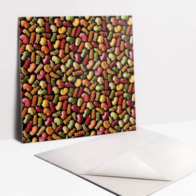 Carreaux vinyle Tulup 30x30 cm Pâtes colorées 9 pcs