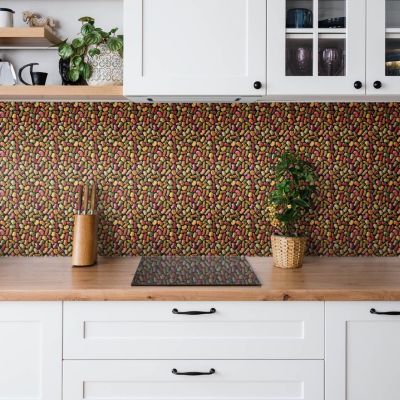 Carreaux vinyle Tulup 30x30 cm Pâtes colorées 9 pcs
