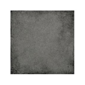 Carrelage 20x20 cm aspect vieilli gris foncé - ART NOUVEAUUNI CHARCOAL GREY (vendu par boite de 1m2)