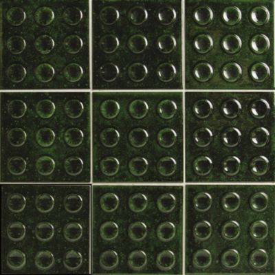 carrelage ACRUX EMERALD 10x10 cm  effet zellige