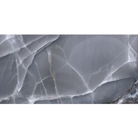 Carrelage Aspect marbre Colorado bleu poli 60x120 cm