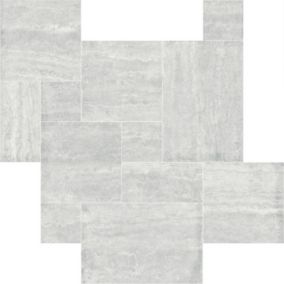 Carrelage Aspect marbre Eden gris argent Modular 44x66 cm