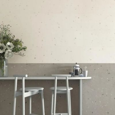 Carrelage Aspect terrazzo Aroma gris sésame 20x20 cm
