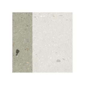 Carrelage Aspect terrazzo Aroma vert grain 20x20 cm