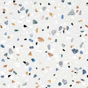 Carrelage Aspect terrazzo Dura blanc mix 20x20 cm