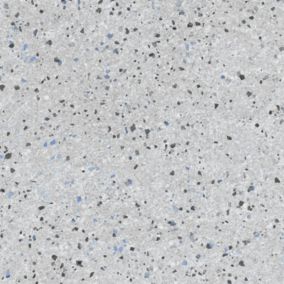 Carrelage Aspect terrazzo Milano blanc argent 66x66 cm