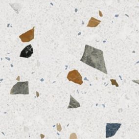 Carrelage Aspect terrazzo Straci blanc granito 60x60 cm