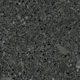 Carrelage Aspect terrazzo Straci noir granita 60x60 cm