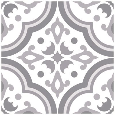 Carrelage autocollant cuisine lisbonne gris 10x10 cm - paquet de 30 autocollants