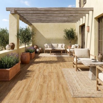 Carrelage BOREAL ROBLE 20x120 cm Effet Bois antidérapant R11