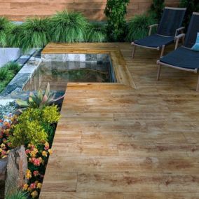 Carrelage BOREAL ROBLE 20x120 cm Effet Bois antidérapant R11
