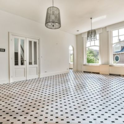 carrelage cabochon CHIC BLACK 33x33cm imitation carreaux ciment