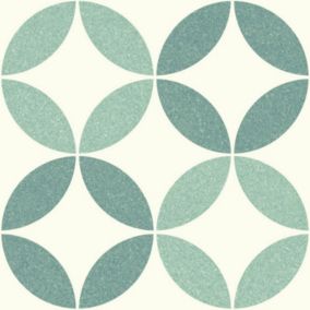 Carrelage carreaux de ciment Laos vert nice 25x25 cm