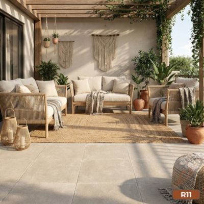 Carrelage CLOS CENERE 60x60cm imitation terre cuite antidérapant