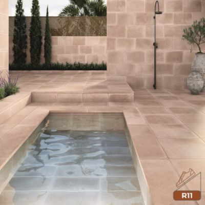 Carrelage CLOS TERRA 60x60cm imitation terre cuite antidérapant