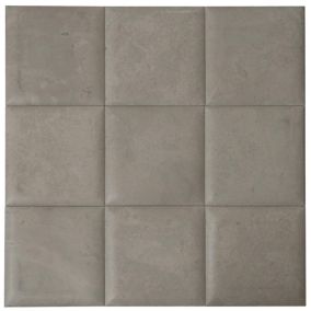 carrelage de Marbre Gris Adouci Bords Fuyants 10X10 cm - vendu par boite de 1 m2 soit 100 carreaux -