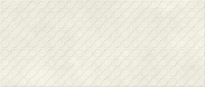Carrelage effet Béton 3D Blanc Sable Circles 120x50x1 cm Mat Stavira - Mur intérieur (vendu par carton de 1,8 m²) - RO'MA CARRELAG