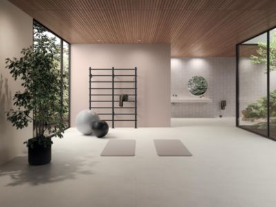Carrelage effet Béton 3D Gris Taupe Cadenza 120x50x0,85 cm Mat Cortivo - Mur intérieur (vendu par carton de 1,8 m²) - RO'MA CARREL