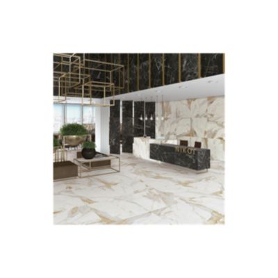 Carrelage effet marbre DORATO 120x20cm Beige Naturelboîte de 0.93 m2