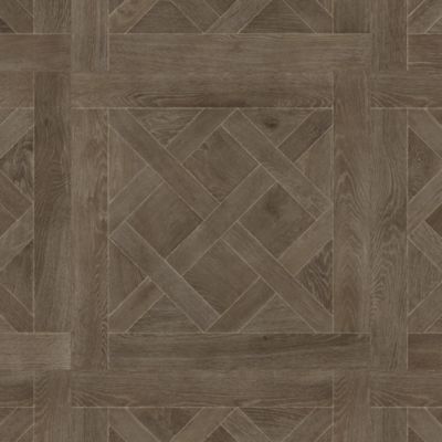 Carrelage effet Parquet Bois Chêne Brun Versailles 90x90x0,9 cm Trianon - Sol intérieur (vendu par carton de 1,62 m²) - RO'MA CARR