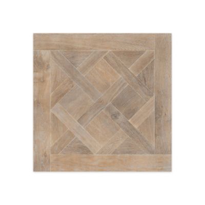Carrelage effet Parquet Bois Chêne Clair Versailles 90x90x0,9 cm Trianon - Sol intérieur (vendu par carton de 1,62 m²) - RO'MA CAR
