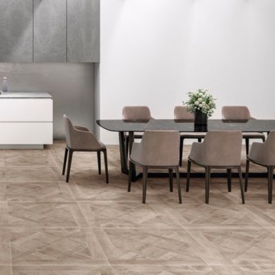 Carrelage effet Parquet Bois Chêne Clair Versailles 90x90x0,9 cm Trianon - Sol intérieur (vendu par carton de 1,62 m²) - RO'MA CAR