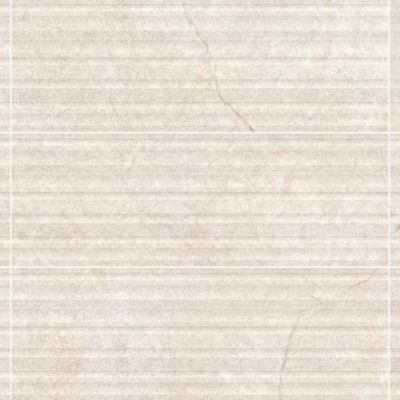 Carrelage effet Pierre 3D Beige Coquille Curve 100x33,3x0,98 cm Torvane - Mur intérieur (vendu par carton de 1,67 m²) - RO'MA CARR