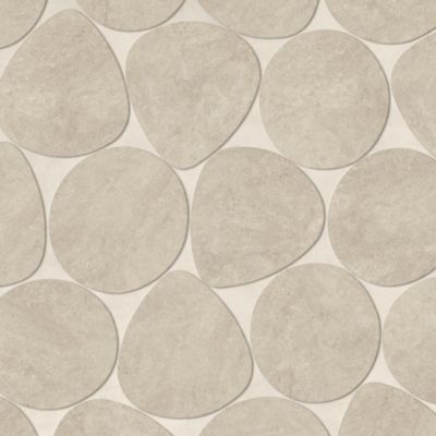 Carrelage effet Pierre Calcaire Gris Brume Galets XL 59,5x59,5x0,9 cm Rocalta - Sol extérieur (vendu par carton de 1,022 m²) - RO'