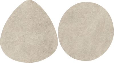 Carrelage effet Pierre Calcaire Gris Brume Galets XL 59,5x59,5x0,9 cm Rocalta - Sol extérieur (vendu par carton de 1,022 m²) - RO'