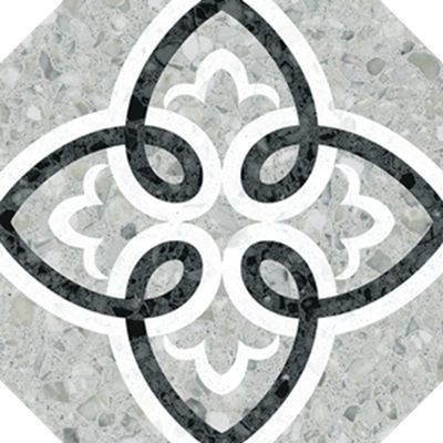 carrelage effet terrazzo 20x20 cm MILANO GRIS