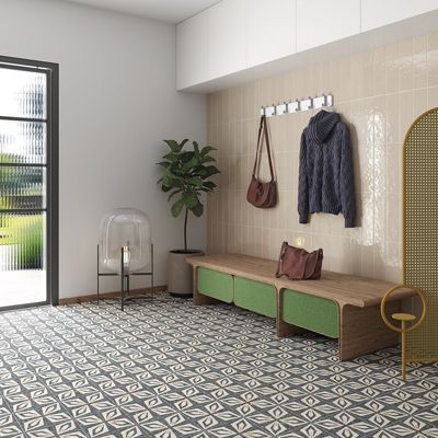 carrelage effet terrazzo 20x20 cm VIETRI NEGRO