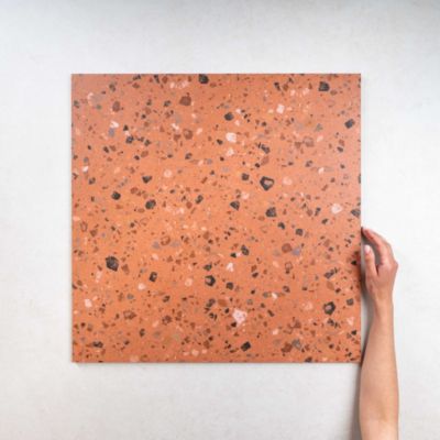 Carrelage effet Terrazzo COCCIO 60x60 cm Coral