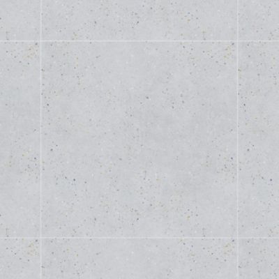 Carrelage effet Terrazzo Gris Clair 90x90x0,9 cm Soreli - Sol et mur intérieur (vendu par carton de 1,62 m²) - RO'MA CARRELAGE