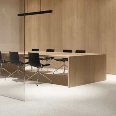 Carrelage Effet Terrazzo POLS 90x90 White - Les Carreaux de Jean