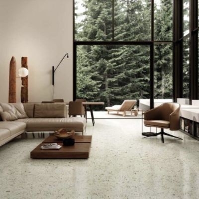 Carrelage Effet Terrazzo VENICE 60x60 Green - Les Carreaux de Jean