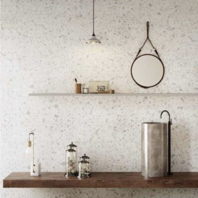 Carrelage Effet Terrazzo VENICE 60x60 Zinc - Les Carreaux de Jean
