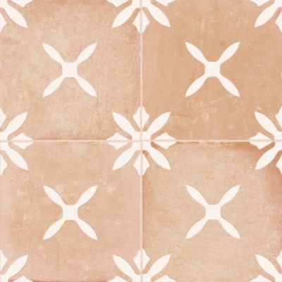 Carrelage effet Terre cuite Meliora Terracotta Argile 22,3x22,3x0,9 cm Argelio - Sol et mur intérieur (vendu par carton de 0,65 m²